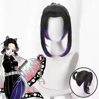 Anime Kochou Shinobu Cosplay Kostiumas Kochou Uniformos Perukai Plaukai Helovinas Vaikams Suaugusiems Cos Party Kids 130cm