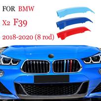 3 vnt. priekinių grotelių apdailos juostelės, skirtos BMW X2 serijai 18-20 8rod