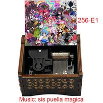 Vintage Square Sis Puella Magica Music Box Puella Magi Madoka Magica for Home Decor Gifts for Kids Families (as the picture,Small)