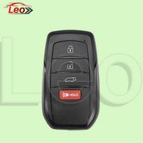 Leo Car Smart Remote Key Shell For Toyota Crown Grand Highlander Prius Rav4 Sequoia Sienna Tundra Venza Bz4X gray