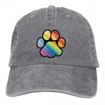 Washed Unisexs Baseball Cap Gey Pride Trucker Snapback Caps Dad Hat Golf Hats One Size