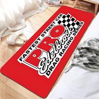 Racing Car Edelbrocks Floor Mat Cheaper Anti-slip Modern Living Room Balcony Printed Bedside Mats 40cm x 60cm