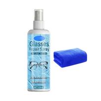 Akių lęšių ir stiklo paviršių įbrėžimų šalinimo purškalas 120 ml ir 60 ml akių rėmeliams ir stiklo paviršių įbrėžimų atkūrimui ir priežiūrai One Size blue