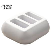 Remotes Storage Box Remote Control Holder with 3 Compartments, 3D Printed Caddy Desktop Organizer, TV Air Conditioner for Table Bedside Container balta