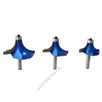 Round Over Edging Router Bit Radius in 3/8 3/4 8mm Shank Router Bit Straight End Mill Trimmer P9YB China Mainland