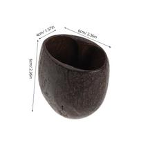 10Pcs African Nutshell Rustic Wind Chime Parts Natural Charms for DIY Garden Patio Decoration Outdoor Wind Bells Supplies kava