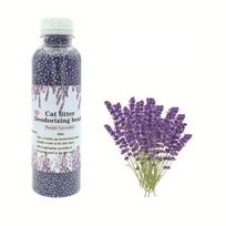 Cat Litter Deodorizer Air Purifier Cat Litter Box Odor Eliminate Urine Deodorizer for Most Types of Litter Kitty Home Room Pets violetinė