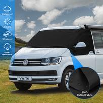 Automobilio saulės skydelio užuolaida Automobilio priekinio stiklo apsauga nuo saulės Lauko apsauga Sniego ir saulės apsauga VW Transporter T5/T6 black
