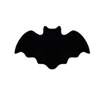 10pcs Black Felt Bat Mat Heat-resistant Wine Cup Mats Durable Halloween Table Mat  Kitchen Decor juoda