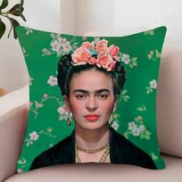F-Frida Art K-Kahlo-S Pillow Case Decor Protective Covers Comfortable Soft For Sofa Living Room Home Office Peach skin 18*18(CM)-1Pcs