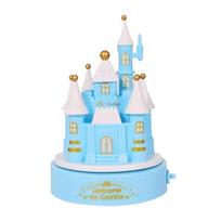 Exquisite Mechanical Music Box Romantic Style Cake Decoration Music Box  Desktop Ornament mėlyna