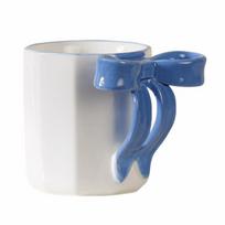 Non-slip Bottom Ceramic Coffee Mug Elegant Breakfast Cup Safe Pottery Drinkware  Juice šviesiai mėlyna spalva