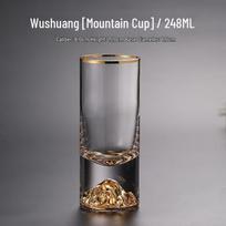 Luxury Gold-Rimmed Crystal Glass Tea Cup