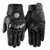 ORZ Summer Motorcycle Glove Men Women Motorcyclist Gloves Carbon Fiber Biker Racing Gloves Leather Motorcycle Equipment M