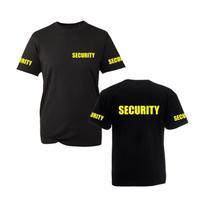 Security T-Shirt, Security Bodyguard Doorman Uniform Bouncer Workwear Unisex Top S