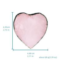 Home Creative Crystal Coaster Handmade Macrame Cup Cushion Natural Rose Quartz Non-slip Coffee Cup Round Mat Cook Accessories (as the picture,as picture)