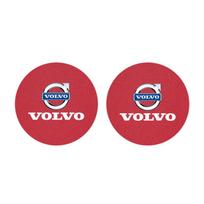 ADP1  2Pcs Non-slip Car Water Cup Pad Fur Drink Coaster Holder For Volvo ES90 EC40 EX40 EM90 XC90 V90 V60 XC60 V40 S80 S60 S90 C40