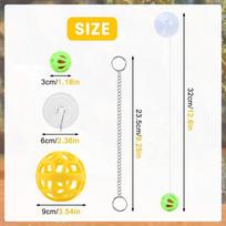 Bearded Dragon Enrichment Toys Suction Cup Gecko Feeding Gecko Foraging Balls for Keepers Pet Parents Animal Lovers Terrarium gryna