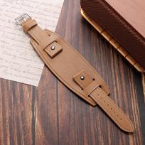 Retro Bund Dirželis Vyriškas Laikrodžio Dirželis Odinė Apyrankė 20mm 22mm 24mm Apyrankė Tamsiai Ruda Juoda Šviesiai Ruda Spalva Laikrodžio Dirželis 24mm šviesiai ruda spalva