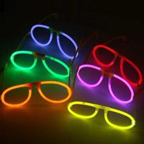 Ornament Glow Stick Glasses Neon Pumpkin Light Up Skull Glasses Glow Camping Party Pack Festival Party Decoration Supplies 15pcs