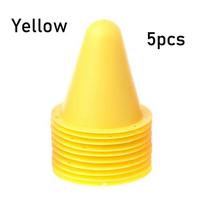 Skating Tool Sports Marking Cup Skate Marker Cones Training Equipment Football Soccer Rollers 5pcs geltona