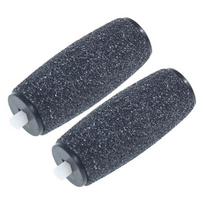 2/4 vnt. keičiami voleliniai galvutės lygioms pėdų šlifuoklio pedikiūro odos šalinimo priemonėms 4pcs black
