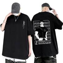 Anime Jujutsu Kaisen Fushiguro Toji grafiniai marškinėliai Unisex Moteriški Manga Harajuku marškinėliai Unisex madingi negabaritiniai gatvės drabužiai L