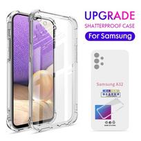 Samsung Galaxy A07 A17 A06 A16 A26 A36 A56 A15 A25 A35 A55 A24 A34 A54 A14 S22 S23 S24 S25 Ultra Plus Silicone Airbag Anti Shock Phone Case Cover A15/A15 5G