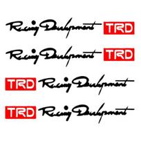 4vnt lenktynių plėtros TRD automobilių durų rankenos rankenos lipdukas automobilio stiliaus lipdukas