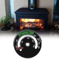 Magnetinio krosnelės termometro židinio temperatūros monitorius padidina efektyvumą black