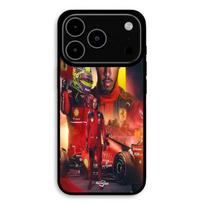 Case For iPhone 17 Pro Lewis Hamilton Scuderia Ferrari F1 official Maniacase juoda