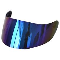 Full Face Helmet Visor Lens Anti-fog Moto Windshield Capacete Eye Caring Motorbike Helmet Discoloration Lens for AGV K5 K3SV K1 mėlyna