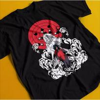 Madara T-Shirt Naruto Tshirt Jiraya Shirt Itachi Uchiha Kakashi Hinata Anime Tee S juoda