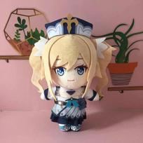 Anime Genshin Impact Barbara Stuffed Plush Toys Cute Pillow Toy Kids Birthday Gift 20cm 20cm