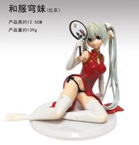 12CM Anime Yosuga No Sora  Kasugano Sora Figure China Dress Style Cheongsam Cute Model Toy Gift  Decoration Ornaments PVC no box