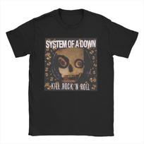 System Of A Down for Men Women T Shirts Heavy Metal Band Fun Tees Round Collar TShirt 100 Cotton Graphic Printed Clothes S