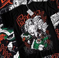 2026 Deku T-Shirt All Might Boku No Hero Academia Katsuki Midoriya Shoto Dabi Comfortable Breathable Oversized Unisex Casual Shirt 4XL