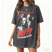 Buffy Vampyrų Medžiotoja Marškinėliai Siaubo Filmo Marškinėliai Sunnydale Razorback Megztinis Dingojai Prie Mano Kūdikio Buffy Marškinėliai Buffy S