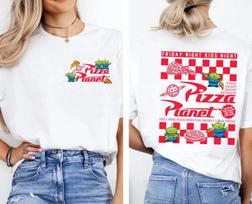 Disney Žaislų istorija Ateiviai Picos planetos Marškinėliai Unisex Suaugusiems Vaikams 4XL red