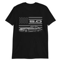 Mustang GT 5.0 Foxbody Fox Body American Icon Short-Sleeve Unisex 100% Cotton T-shirt Mens Tees Top M