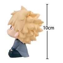 MHA anime figure Todoroki Shouto action figure mini doll Midoriya Izuku Toga Himiko Figurine Bakugou Katsuki PVC model gift 10CM 10CM white