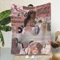Melanie Martinez Music Printed Blanket Picnic Blankets Warm Blanket Soft and Comfortable Blanket Home Travel Birthday Gift 75x90cm