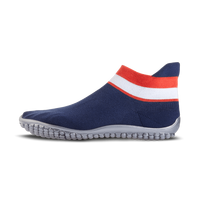 LEGUANO barefoot batai-kojinės Sneaker mėlyna/raudona