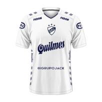 Futbolo marškinėliai Argentina Quilmes 2022 Namų komplektas 3D spausdinti Suaugusiems Vaikams Athleisure Marškinėliai Šeimos Vasaros Greitai džiūstantys Minkšti Lengvi S white