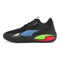 Puma Court Rider Wear-resistant Low Cut Basketball Shoes Unisex Black 376107-01 38 black