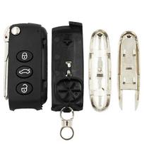 3 Button Flip Folding Remote Key Shell Case Cover Fob For Bentley Mulsanne Hurtling Gt Flying Spur Continental