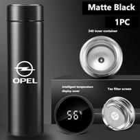 CHH1 Smart Cup Digital Temperature Display Stainless Thermos Bottle For Opel Astra G H J K F Corsa D Zafira B Insignia Mokka Regal