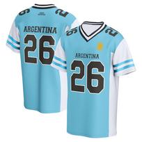 Argentina Football Tee Jersey Unisex Streetwear Summer Short Sleeve Casual T-shirt Graphic Print Tops Men Tshirts XXS