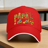 Summer Funny papa Construction Excavator Baseball Cap  Kpop Rock Custom Logo Sun Trucker Hat FeUnisex Unisex Wholesale Baseball Caps One Size