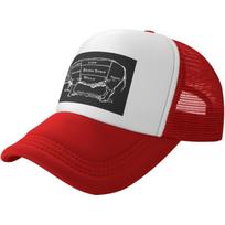 Pig Butcher Chart Trucker Hat Mesh Baseball Snapback Cap Casual Outdoor Adjustable XS（old）
